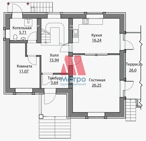 3-комн, 150 кв.м