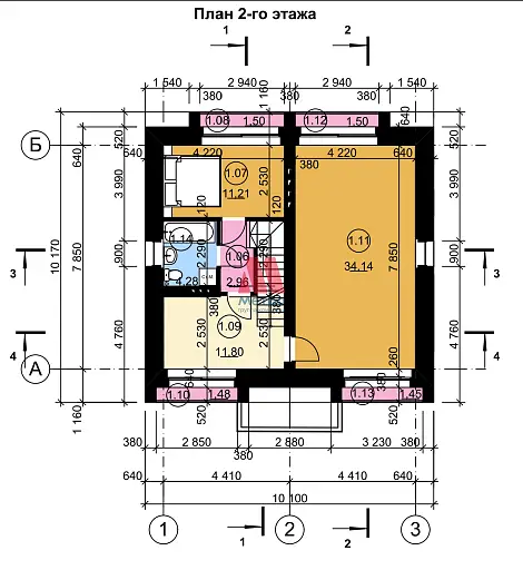 Таунхаус, 105 м²