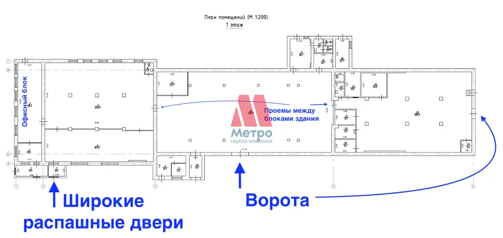 Свободного назначения, 1 300 м²