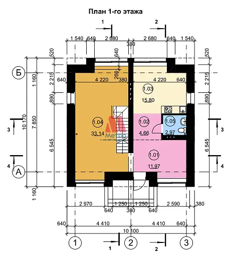 Таунхаус, 105 м²