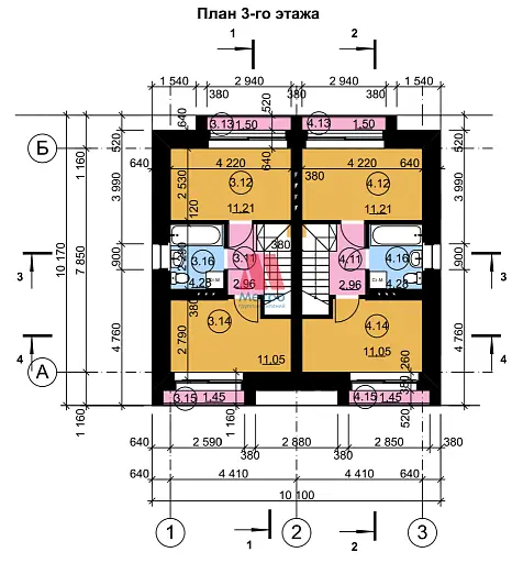 Таунхаус, 250 м², 6 сот., 3 этажа