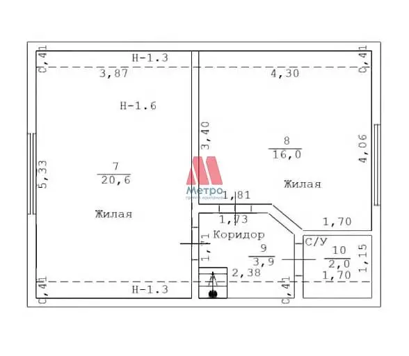 Дом, 143 м², 15 сот., 2 этажа