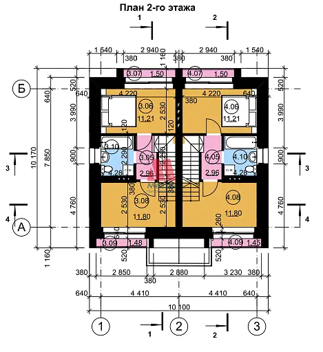 Таунхаус, 250 м², 6 сот., 3 этажа