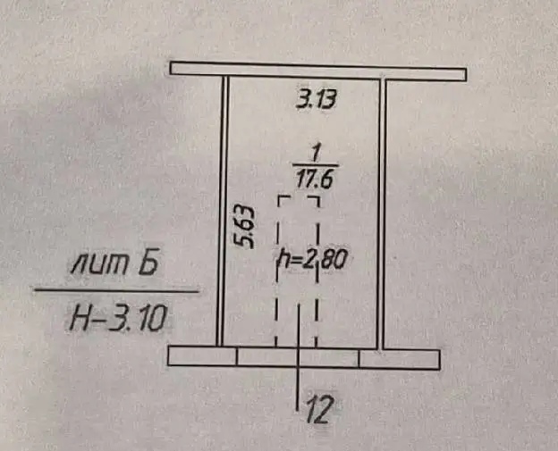 Гараж, 18 м²