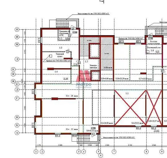 Свободного назначения, 55 м²